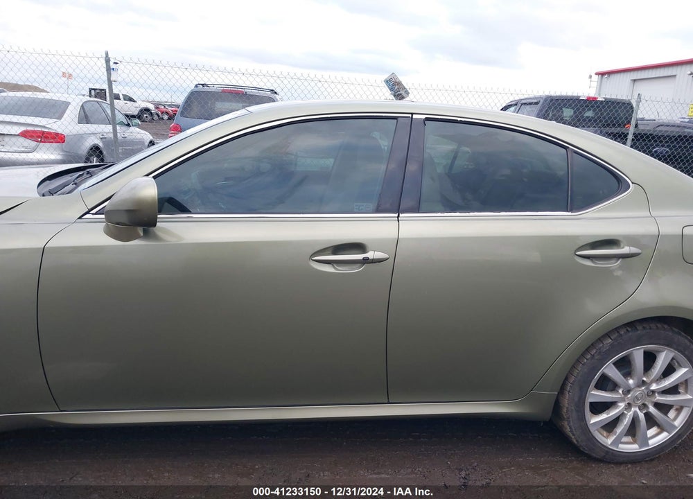 2006 LEXUS IS 250 VIN: JTHCK262062000846
