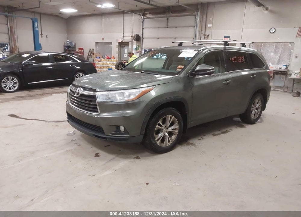 2015 TOYOTA HIGHLANDER XLE V6 VIN: 5TDJKRFH1FS126003