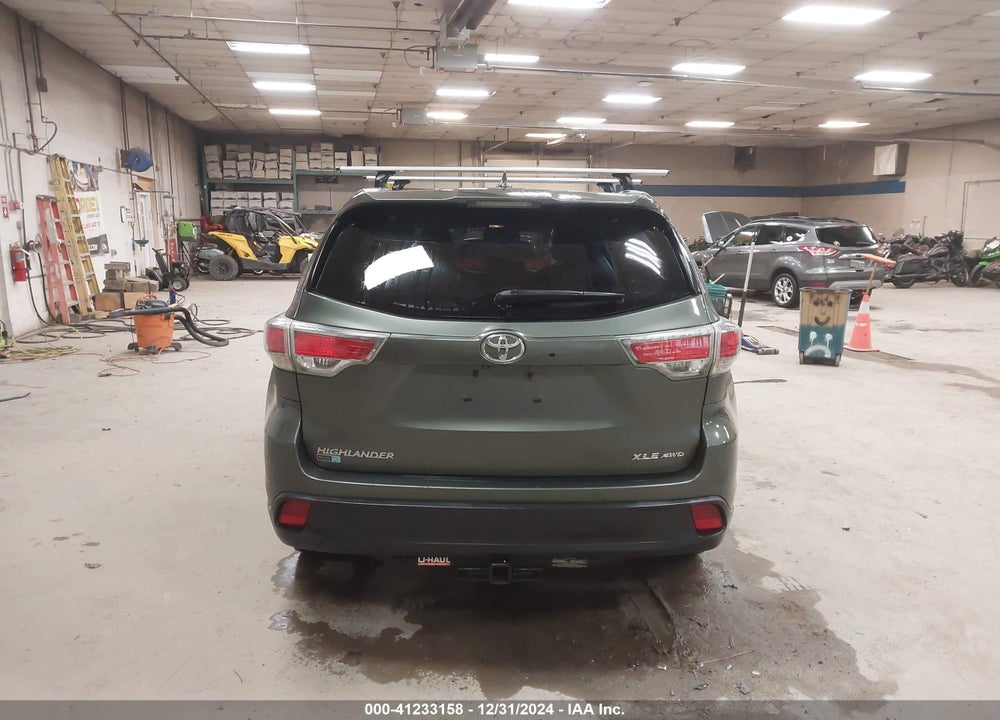 2015 TOYOTA HIGHLANDER XLE V6 VIN: 5TDJKRFH1FS126003