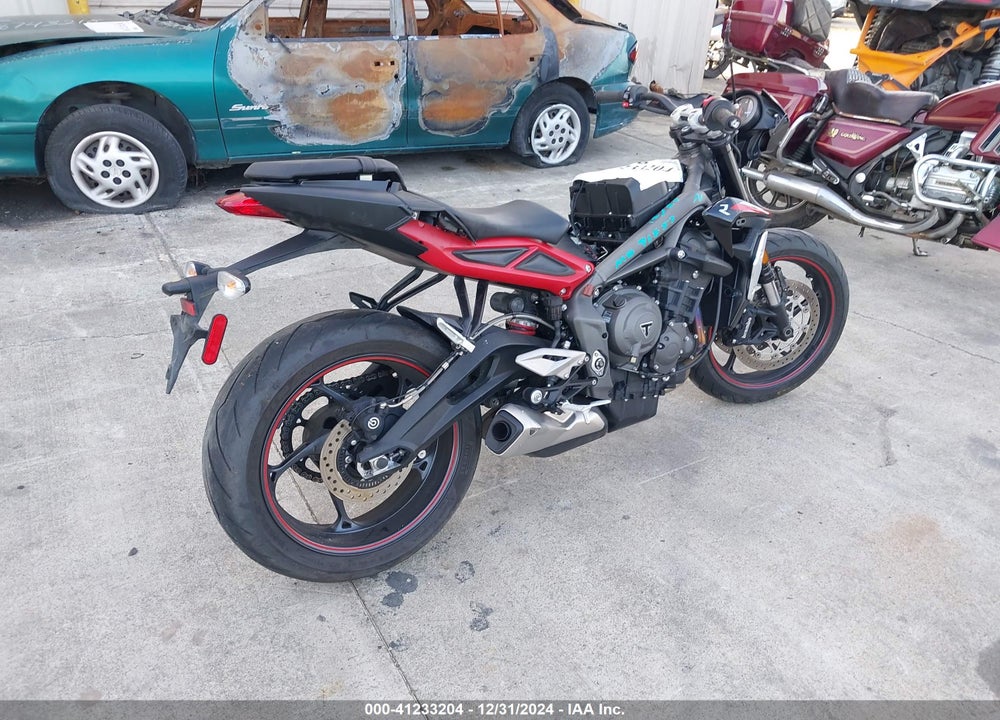 2021 TRIUMPH MOTORCYCLE STREET TRIPLE R (LRH) VIN: SMTA544D9MTAC9799