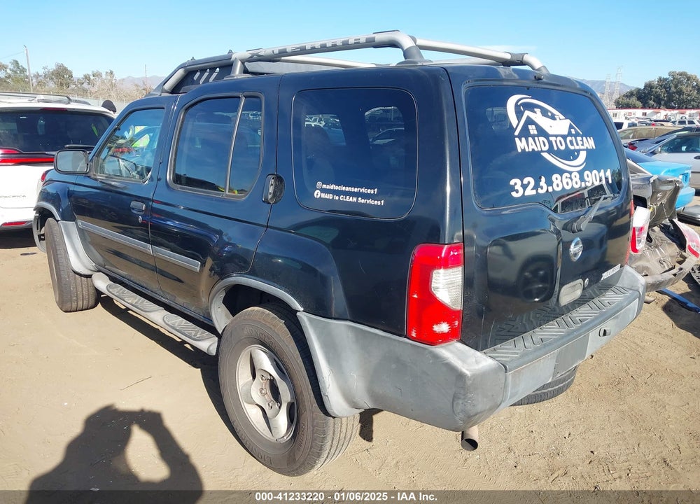 2002 NISSAN XTERRA XE VIN: 5N1ED28T42C583707