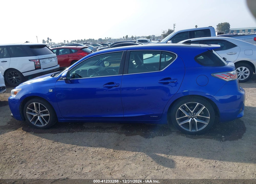 2015 LEXUS CT 200H VIN: JTHKD5BH1F2224340