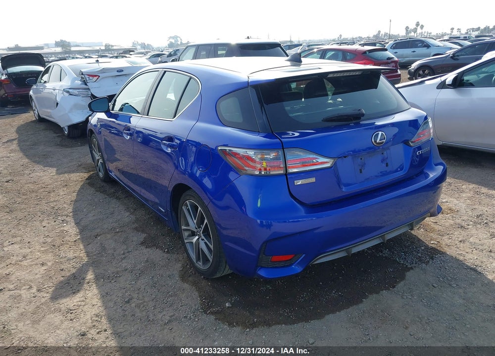 2015 LEXUS CT 200H VIN: JTHKD5BH1F2224340