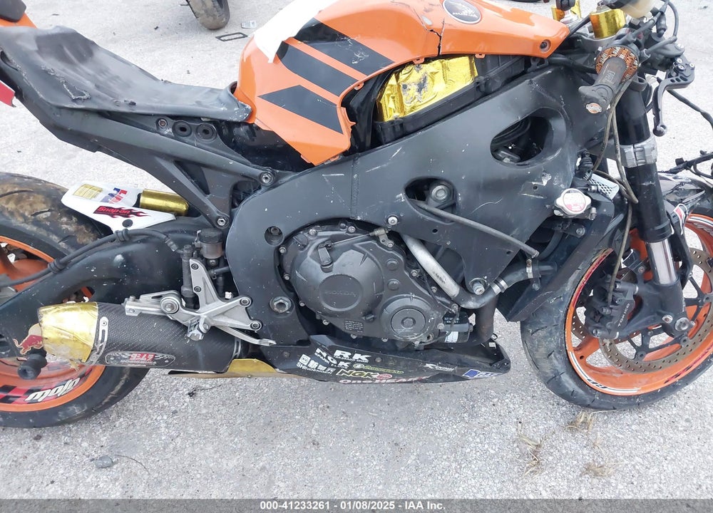2008 HONDA CBR1000 RR VIN: JH2SC59088M001778