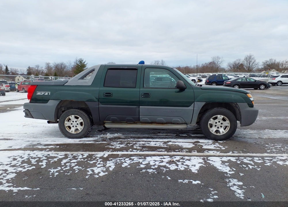 2002 CHEVROLET AVALANCHE 1500 VIN: 3GNEK13T42G202373