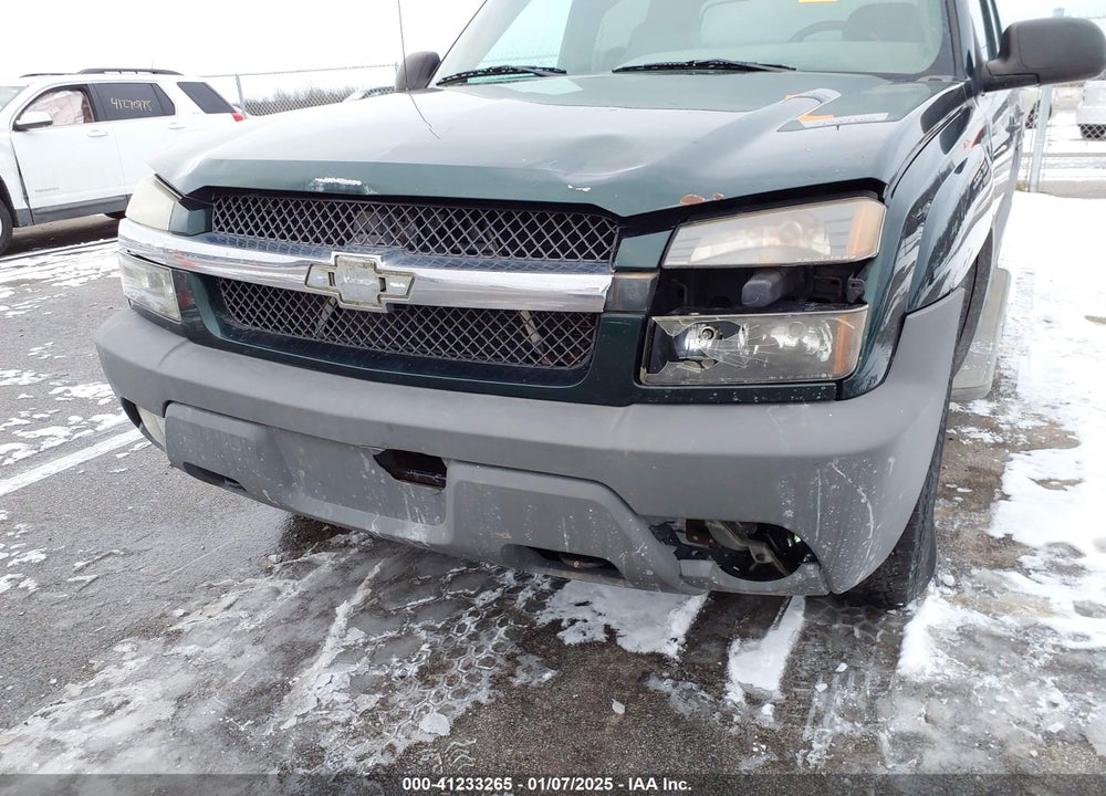 2002 CHEVROLET AVALANCHE 1500 VIN: 3GNEK13T42G202373