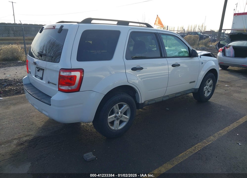 2008 FORD ESCAPE HYBRID VIN: 1FMCU59H48KE00081