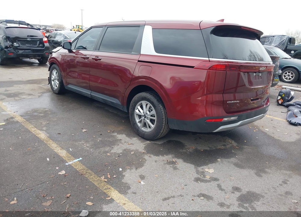 2023 KIA CARNIVAL MPV LX SEAT PACKAGE VIN: KNDNB4H34P6213191