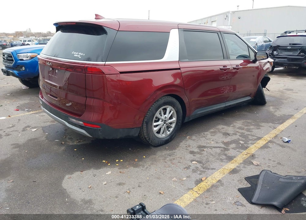 2023 KIA CARNIVAL MPV LX SEAT PACKAGE VIN: KNDNB4H34P6213191