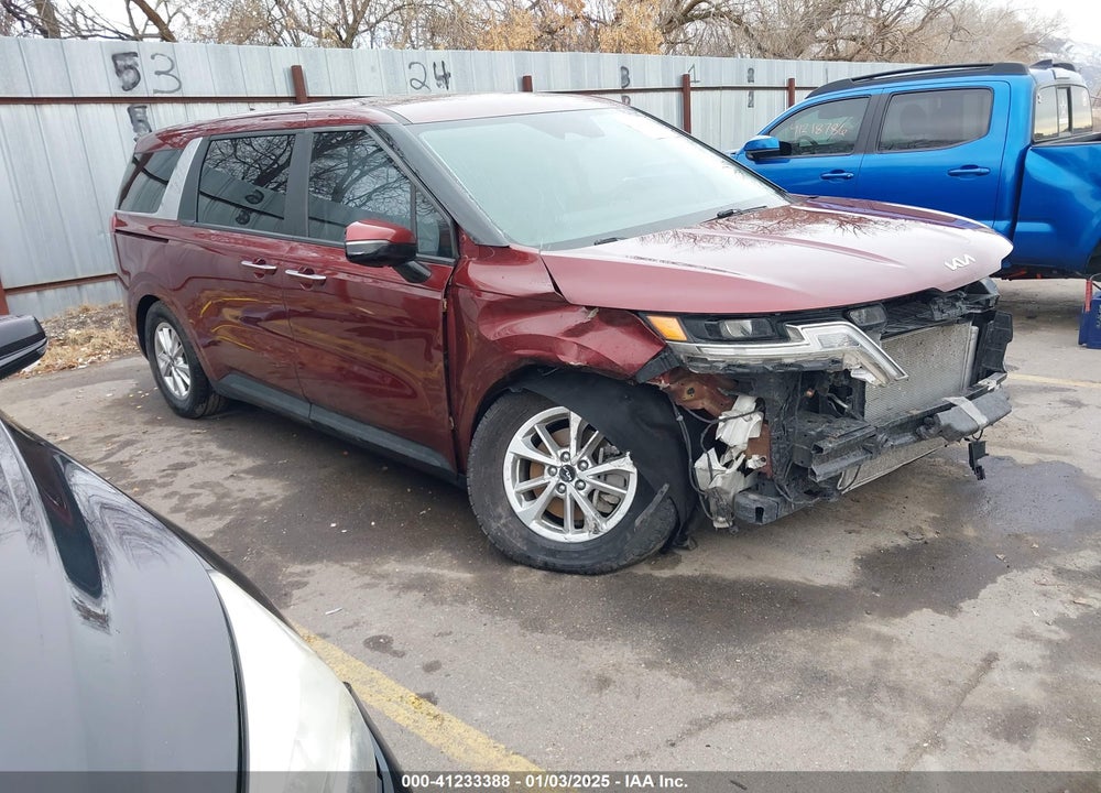 2023 KIA CARNIVAL MPV LX SEAT PACKAGE VIN: KNDNB4H34P6213191