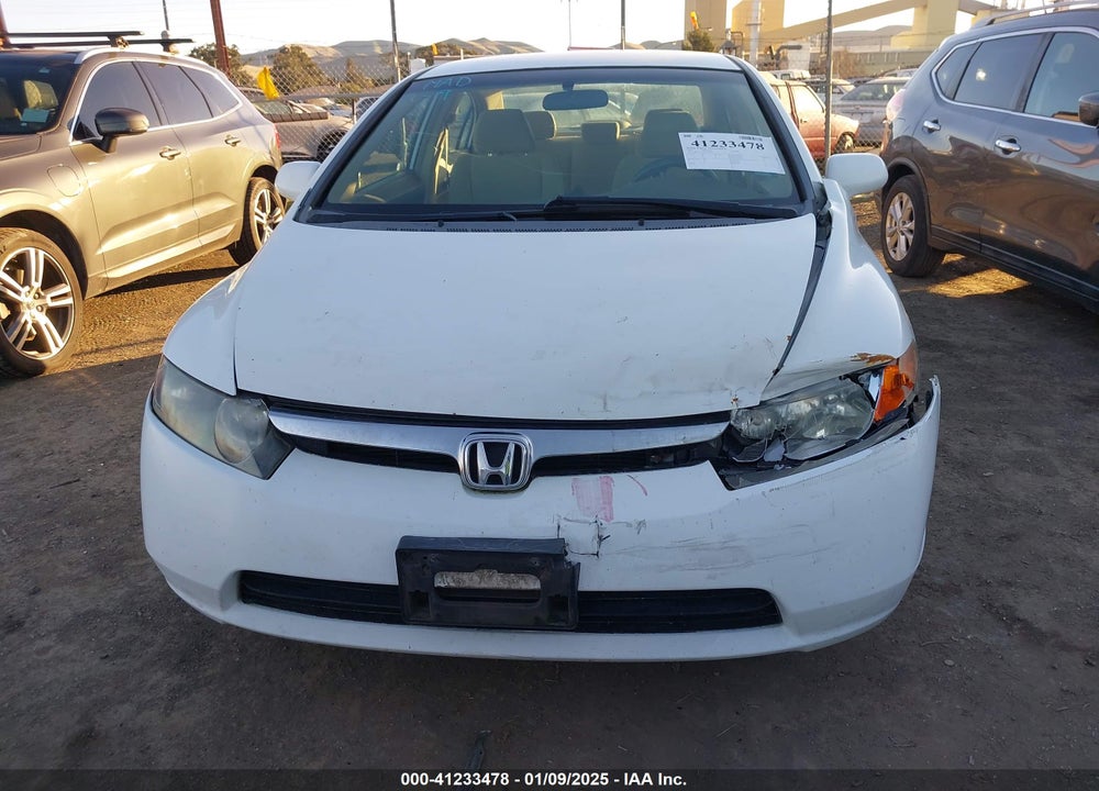 2007 HONDA CIVIC LX VIN: 1HGFA155X7L126796