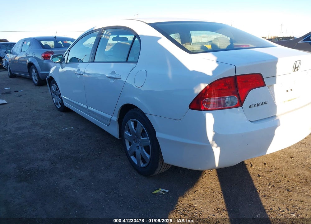 2007 HONDA CIVIC LX VIN: 1HGFA155X7L126796