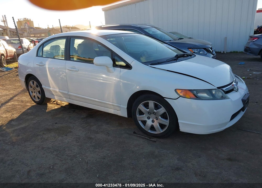 2007 HONDA CIVIC LX VIN: 1HGFA155X7L126796