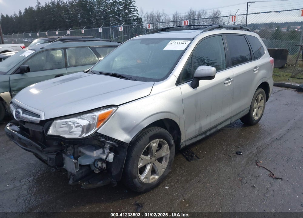 2016 SUBARU FORESTER 2.5I PREMIUM VIN: JF2SJADC9GH458097