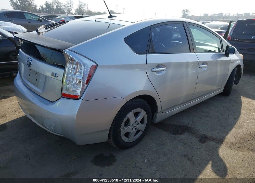 2011 TOYOTA PRIUS FOUR VIN: JTDKN3DU5B5322647
