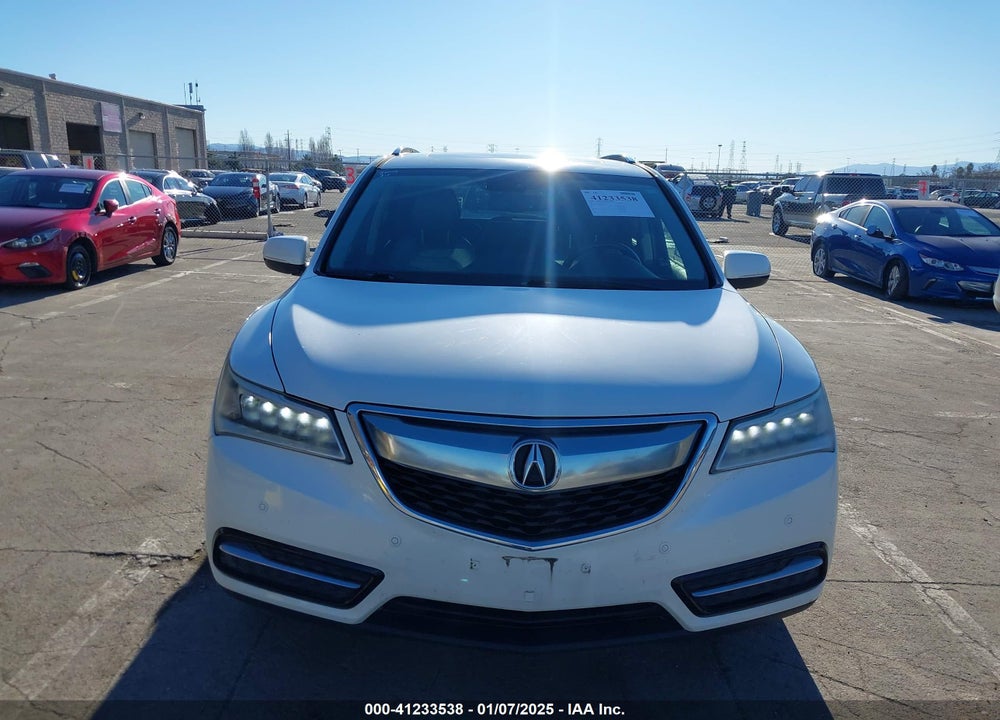2014 ACURA MDX ADVANCE PKG W/ENTERTAINMENT PKG VIN: 5FRYD3H85EB008539