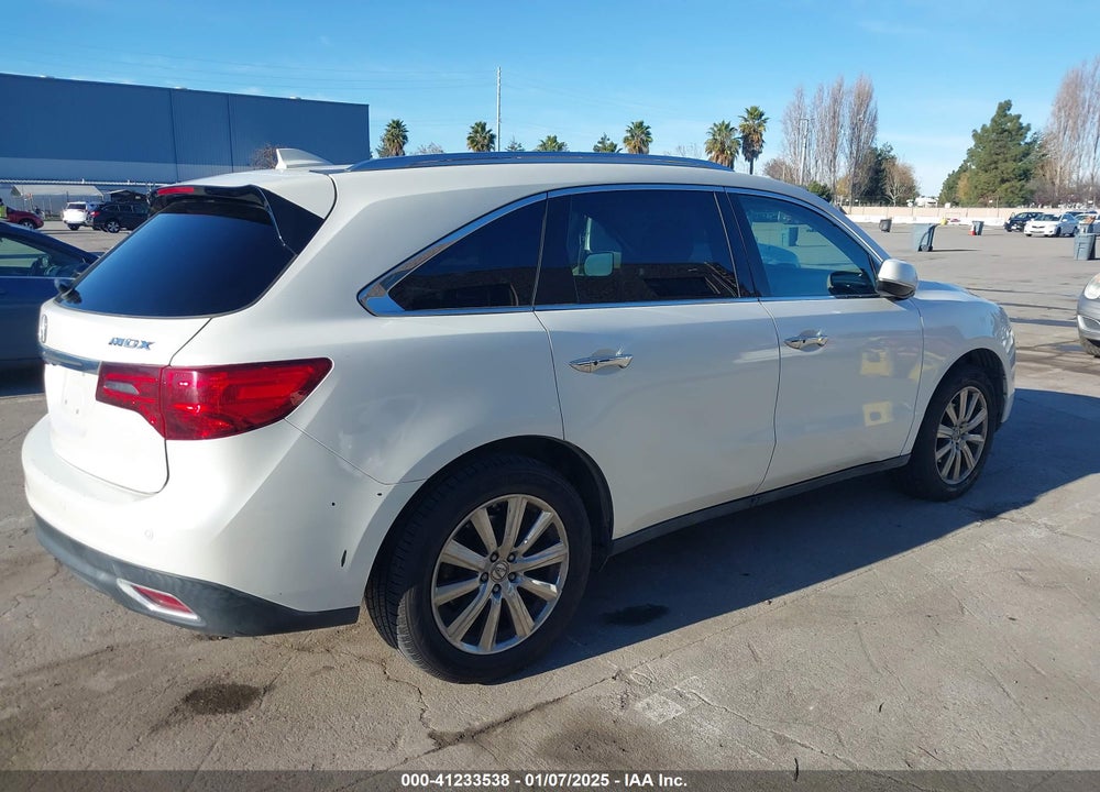 2014 ACURA MDX ADVANCE PKG W/ENTERTAINMENT PKG VIN: 5FRYD3H85EB008539