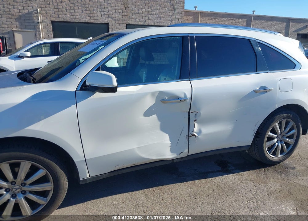 2014 ACURA MDX ADVANCE PKG W/ENTERTAINMENT PKG VIN: 5FRYD3H85EB008539