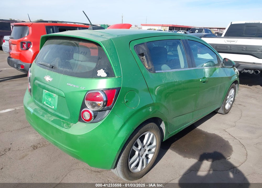 2015 CHEVROLET SONIC VIN: 1G1JC6SH3F4154312
