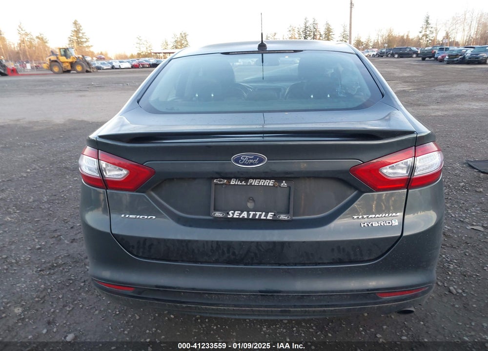 2015 FORD FUSION HYBRID TITANIUM VIN: 3FA6P0RU0FR206963