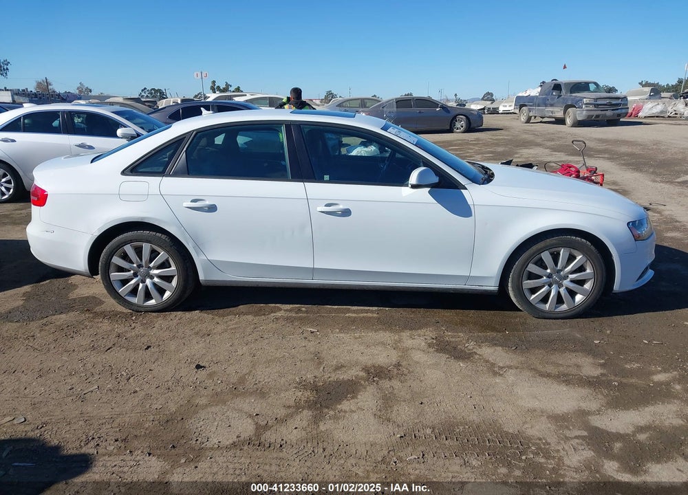 2014 AUDI A4 VIN: WAUAFAFL0EN004342