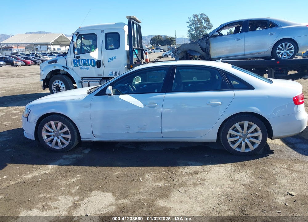 2014 AUDI A4 VIN: WAUAFAFL0EN004342