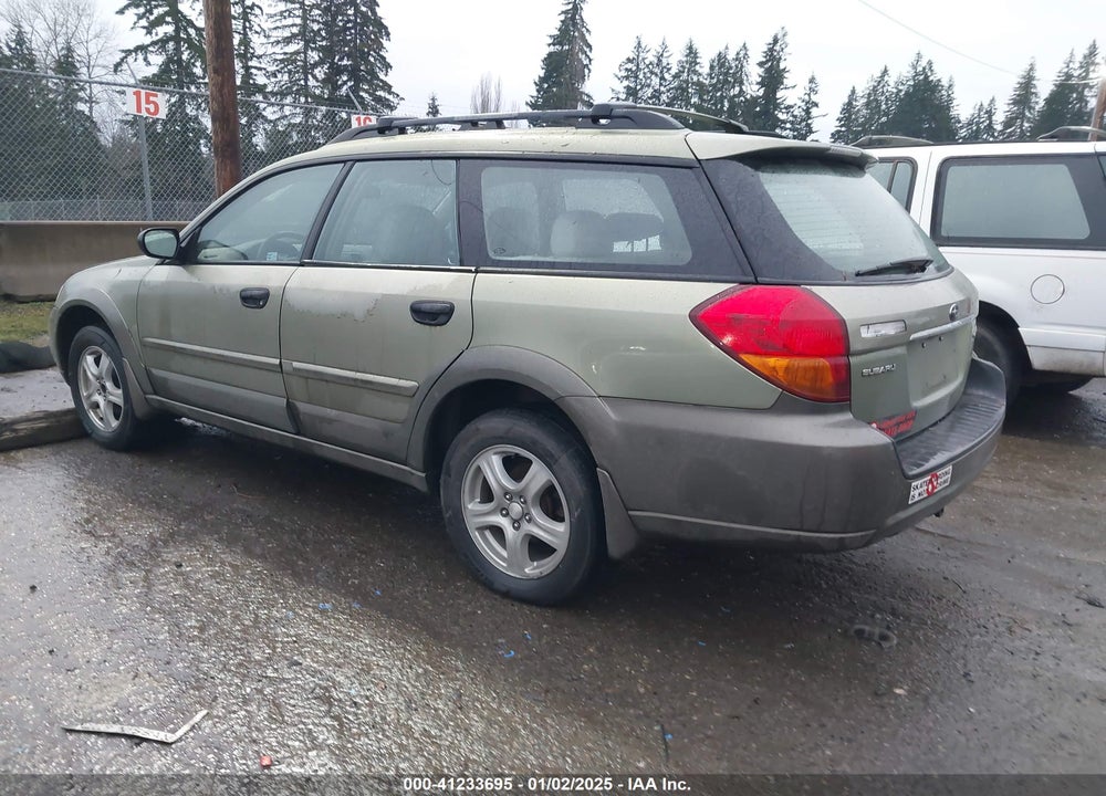 2005 SUBARU OUTBACK 2.5I VIN: 4S4BP61C356370391