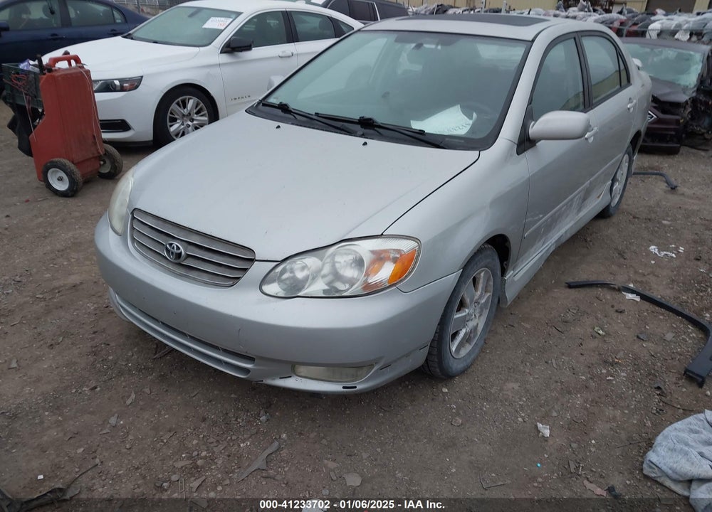 2003 TOYOTA COROLLA S VIN: 2T1BR32E33C115243
