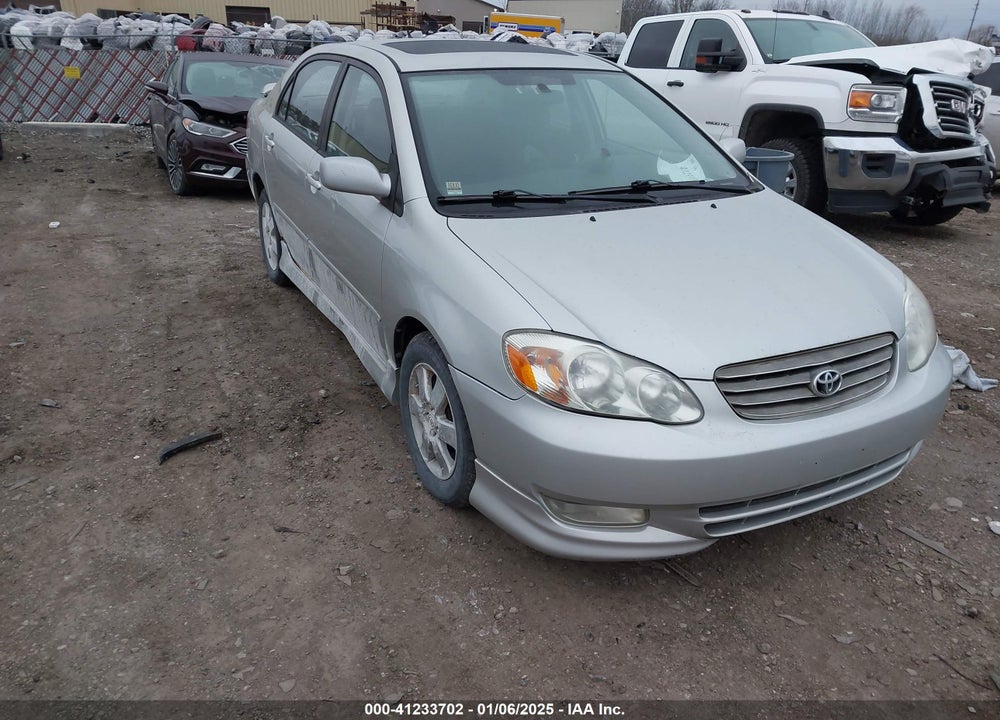 2003 TOYOTA COROLLA S VIN: 2T1BR32E33C115243