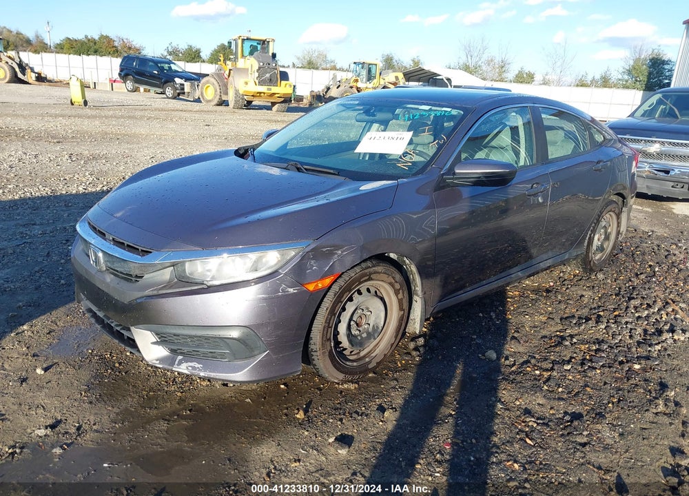 2016 HONDA CIVIC LX VIN: 19XFC2F51GE056742