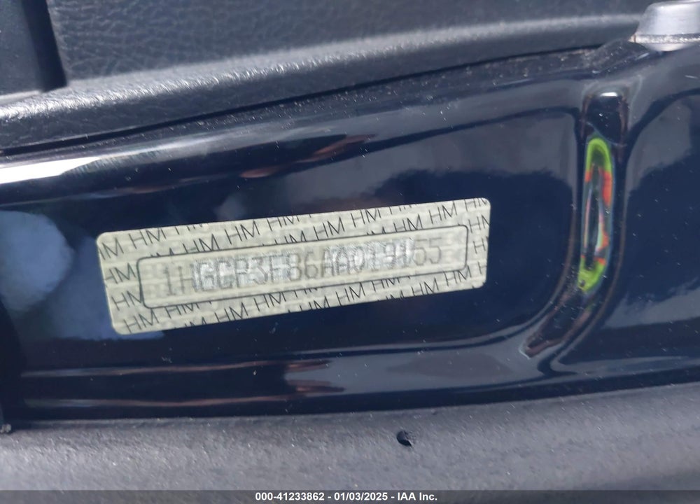 2010 HONDA ACCORD 3.5 EX-L VIN: 1HGCP3F86AA019155