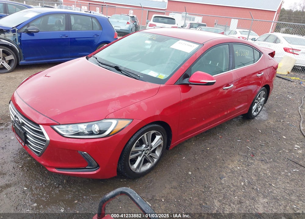 2017 HYUNDAI ELANTRA LIMITED VIN: KMHD84LFXHU349927