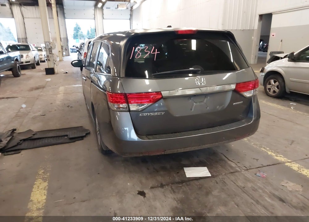 2016 HONDA ODYSSEY SE VIN: 5FNRL5H35GB161563