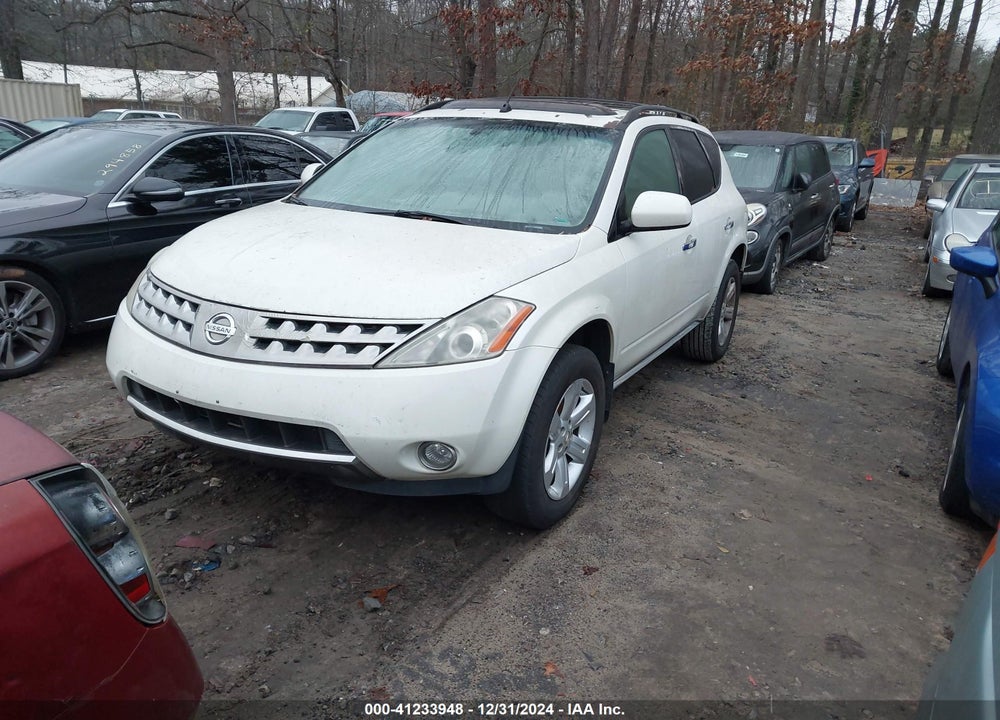 2007 NISSAN MURANO SL VIN: JN8AZ08W47W649976