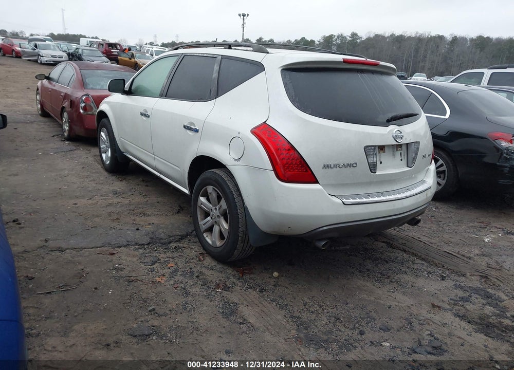 2007 NISSAN MURANO SL VIN: JN8AZ08W47W649976