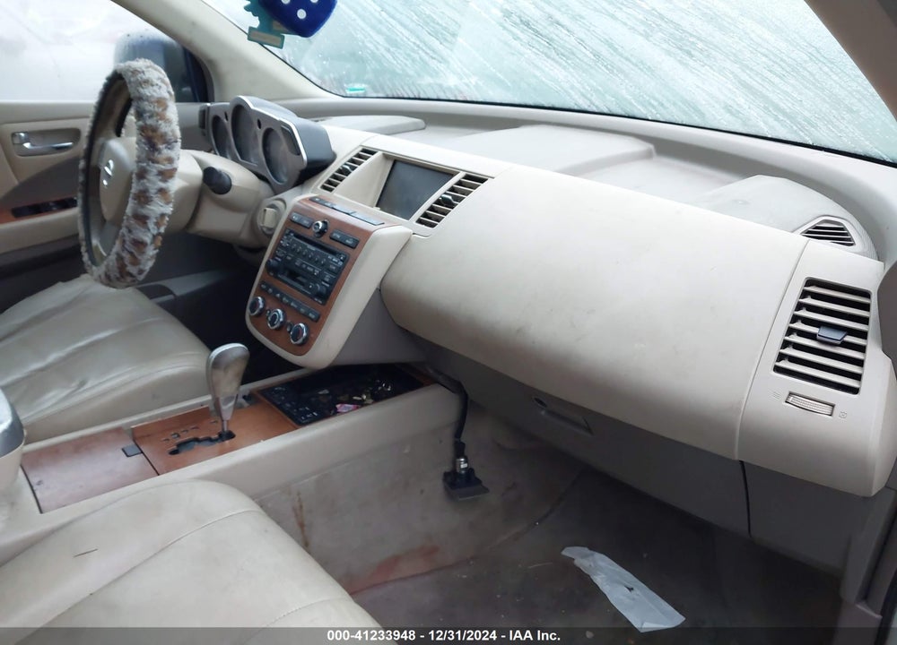 2007 NISSAN MURANO SL VIN: JN8AZ08W47W649976