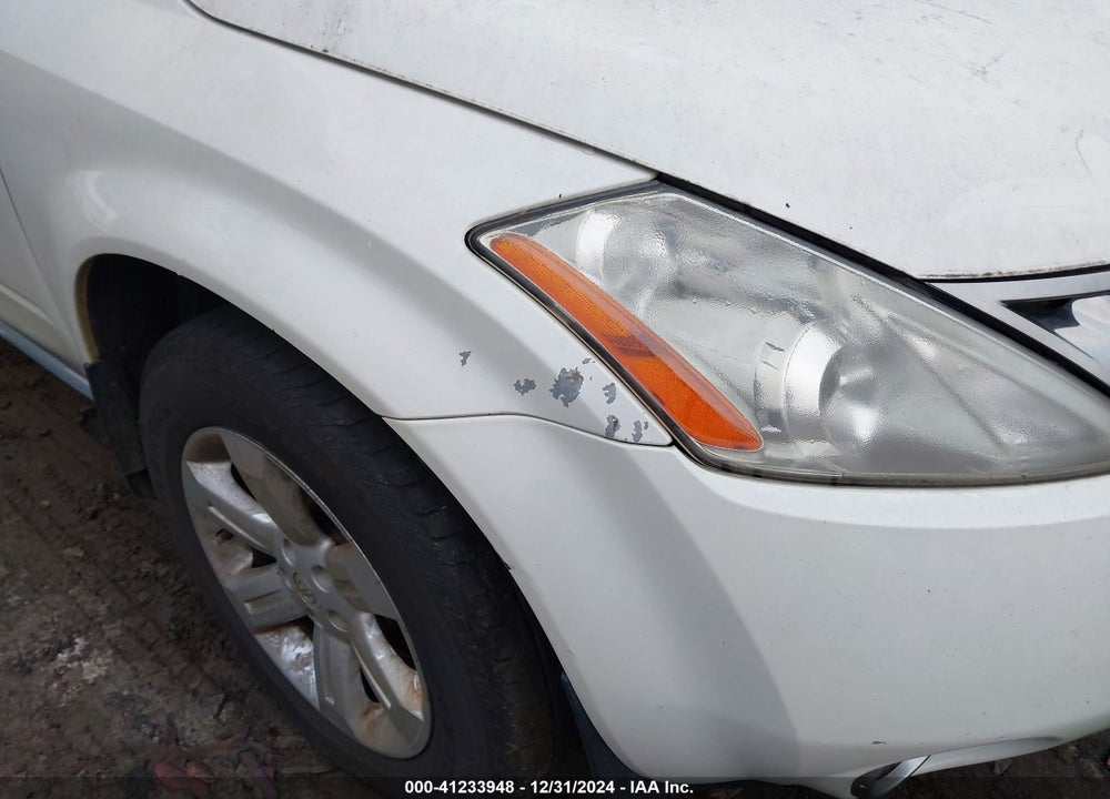 2007 NISSAN MURANO SL VIN: JN8AZ08W47W649976