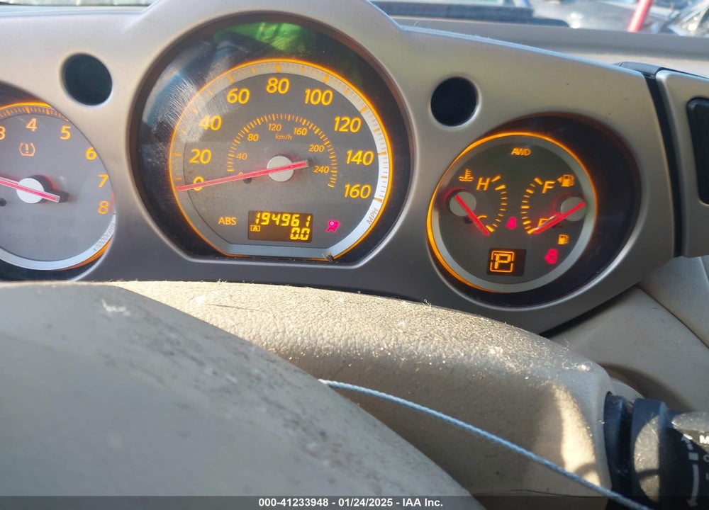 2007 NISSAN MURANO SL VIN: JN8AZ08W47W649976