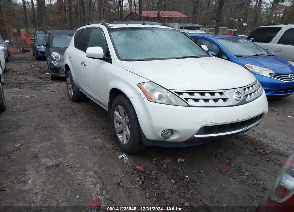 2007 NISSAN MURANO SL VIN: JN8AZ08W47W649976