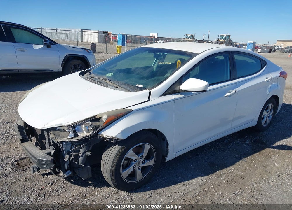2014 HYUNDAI ELANTRA VIN: 5NPDH4AEXEH521863