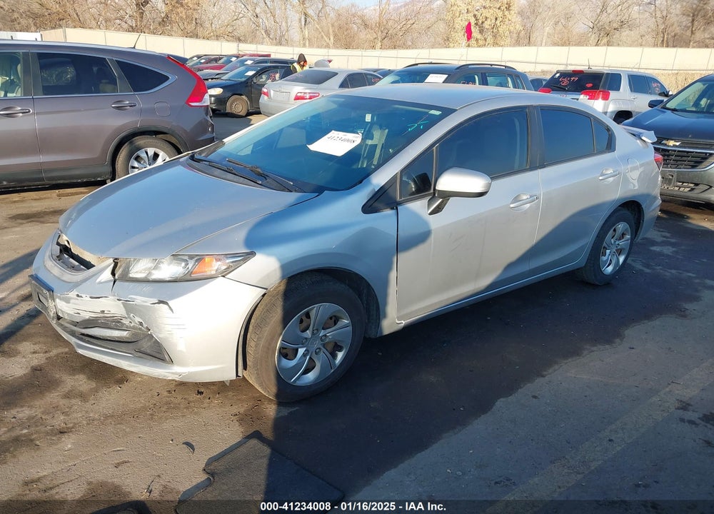 2015 HONDA CIVIC VIN: 19XFB2F50FE104250