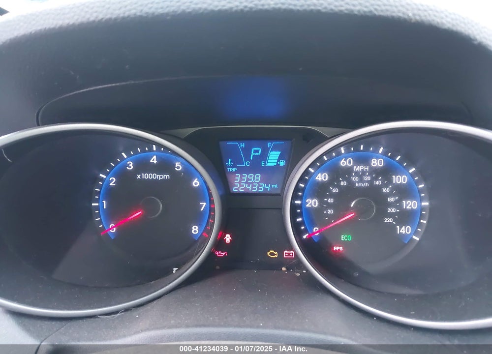 2012 HYUNDAI TUCSON GLS VIN: KM8JU3AC9CU514019