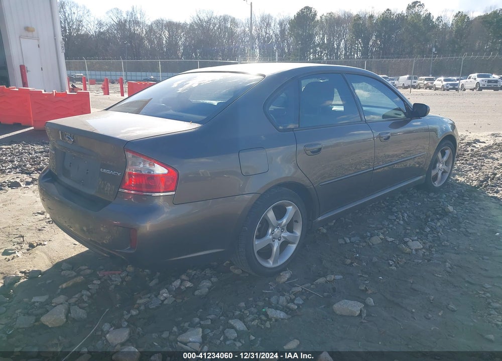 2009 SUBARU LEGACY 2.5I VIN: 4S3BL616697226862