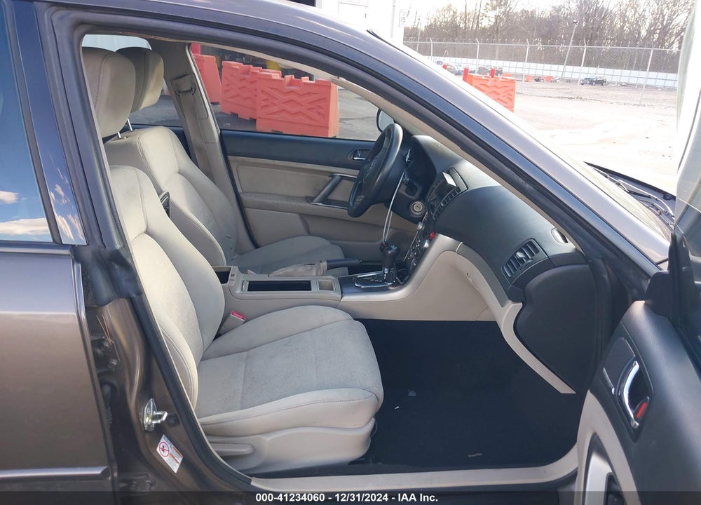 2009 SUBARU LEGACY 2.5I VIN: 4S3BL616697226862