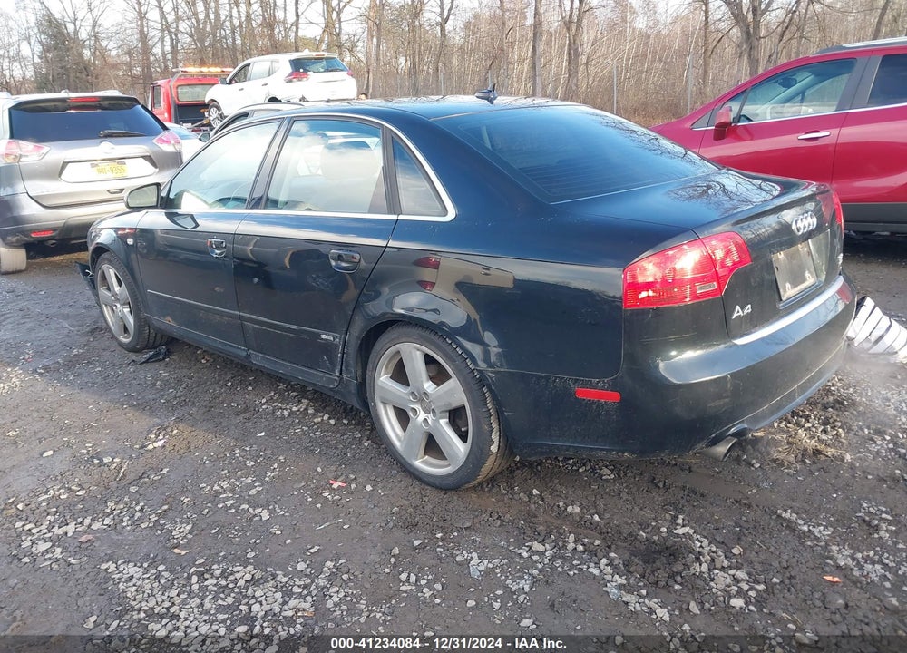 2007 AUDI A4 3.2 VIN: WAUEH78E67A197135