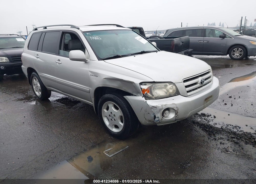 2005 TOYOTA HIGHLANDER LIMITED V6 VIN: JTEEP21A650133904