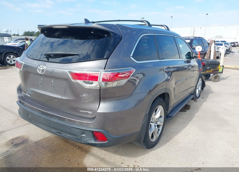 2014 TOYOTA HIGHLANDER LIMITED V6 VIN: 5TDYKRFH0ES028738