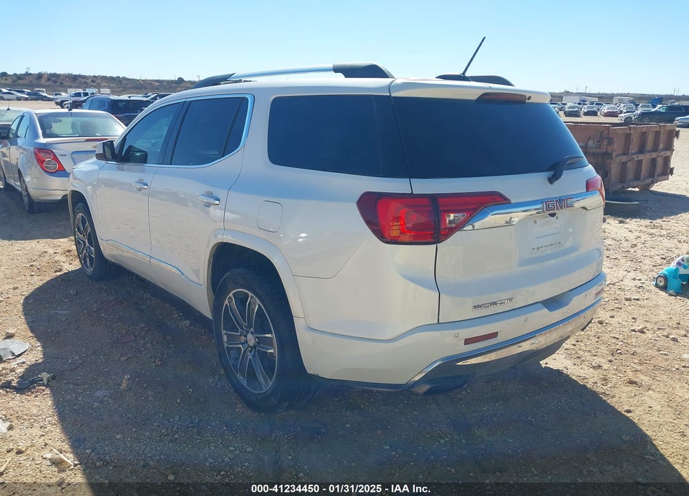 2017 GMC ACADIA DENALI VIN: 1GKKNPLS3HZ117213