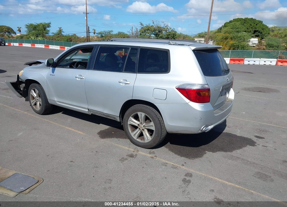 2008 TOYOTA HIGHLANDER SPORT VIN: JTEDS43A782050252