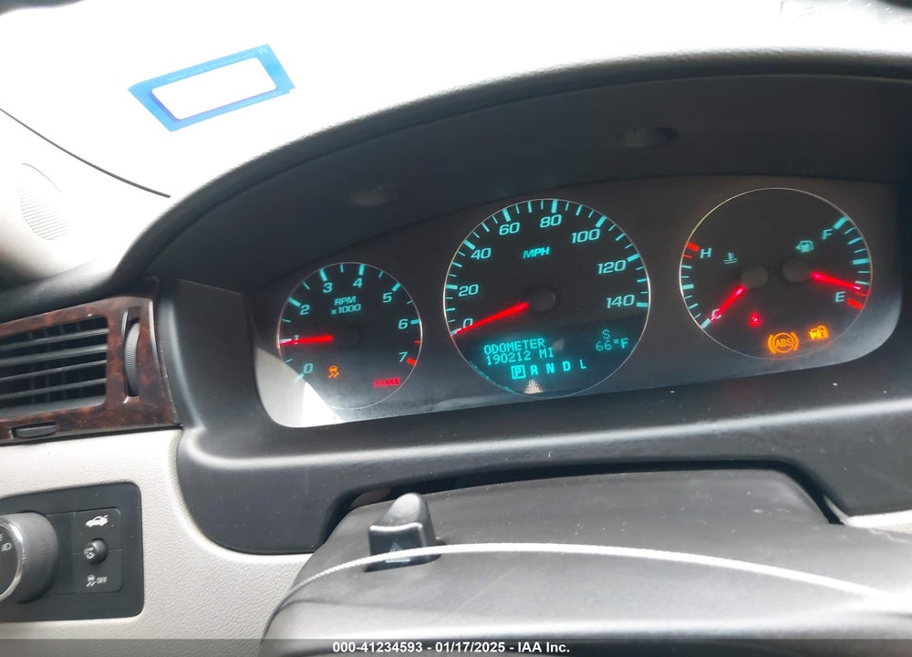 2013 CHEVROLET IMPALA LTZ VIN: 2G1WC5E30D1207878